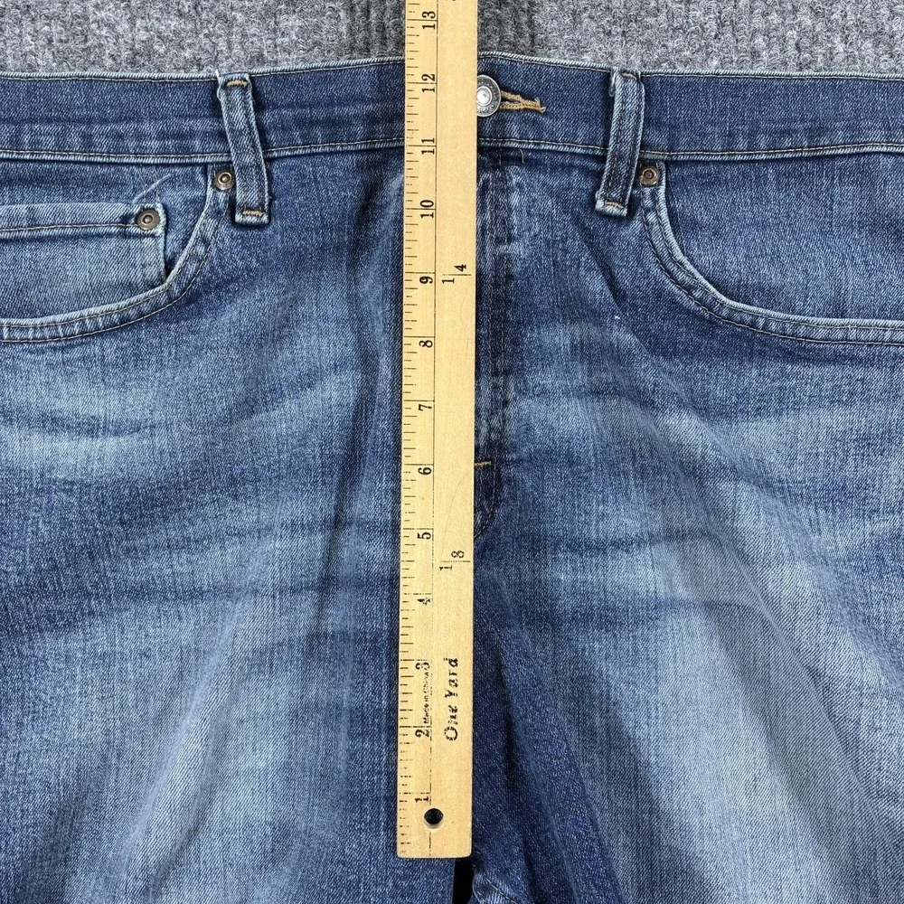 Wrangler Denim Shorts Mens 36 Blue Relaxed Fit Stretch Bermuda Casual Summer